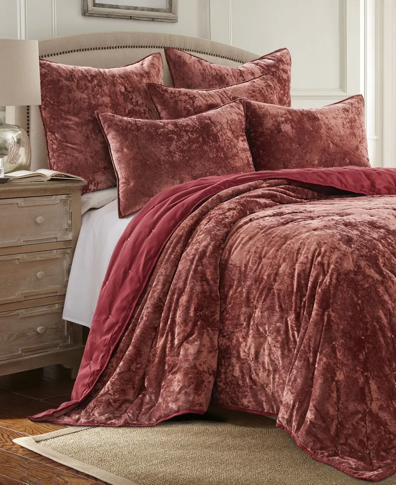 Levtex Abruzzi Velvet Reversible Quilt