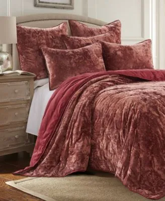 Levtex Abruzzi Velvet Reversible Quilts