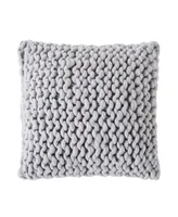 Levtex Macalister Plaid Cable KnitDecorative Pillow, 18" x 18"