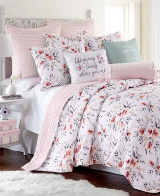 Levtex Adeline Floral Bouquet Reversible 2-Pc. Quilt Set, Twin
