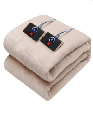Westing House Reversible Heated Velour Blankets