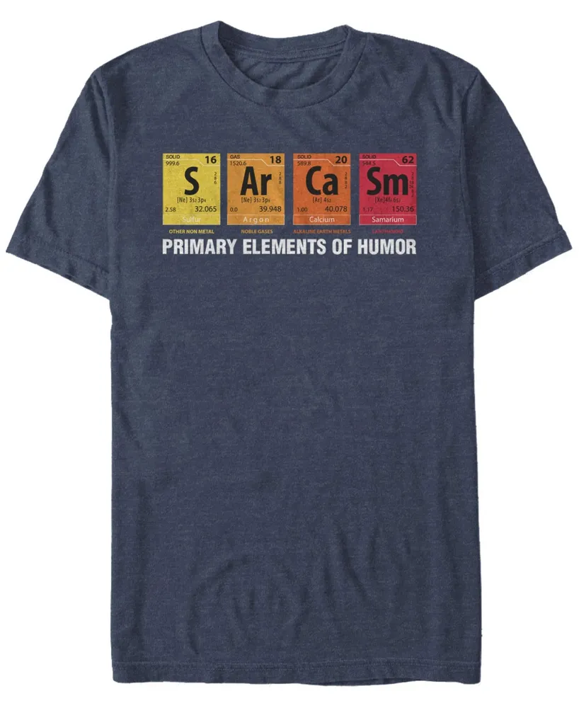 Fifth Sun Men's Elements of Humor Short Sleeve Crew T-shirt