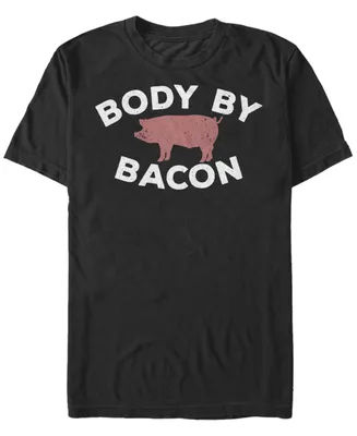 Fifth Sun Men's Bacon Body Short Sleeve Crew T-shirt