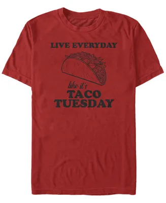 Fifth Sun Men's Taco Tuesday Short Sleeve Crew T-shirt