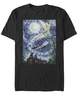 Fifth Sun Men's Starry Tink Night Short Sleeve Crew T-shirt