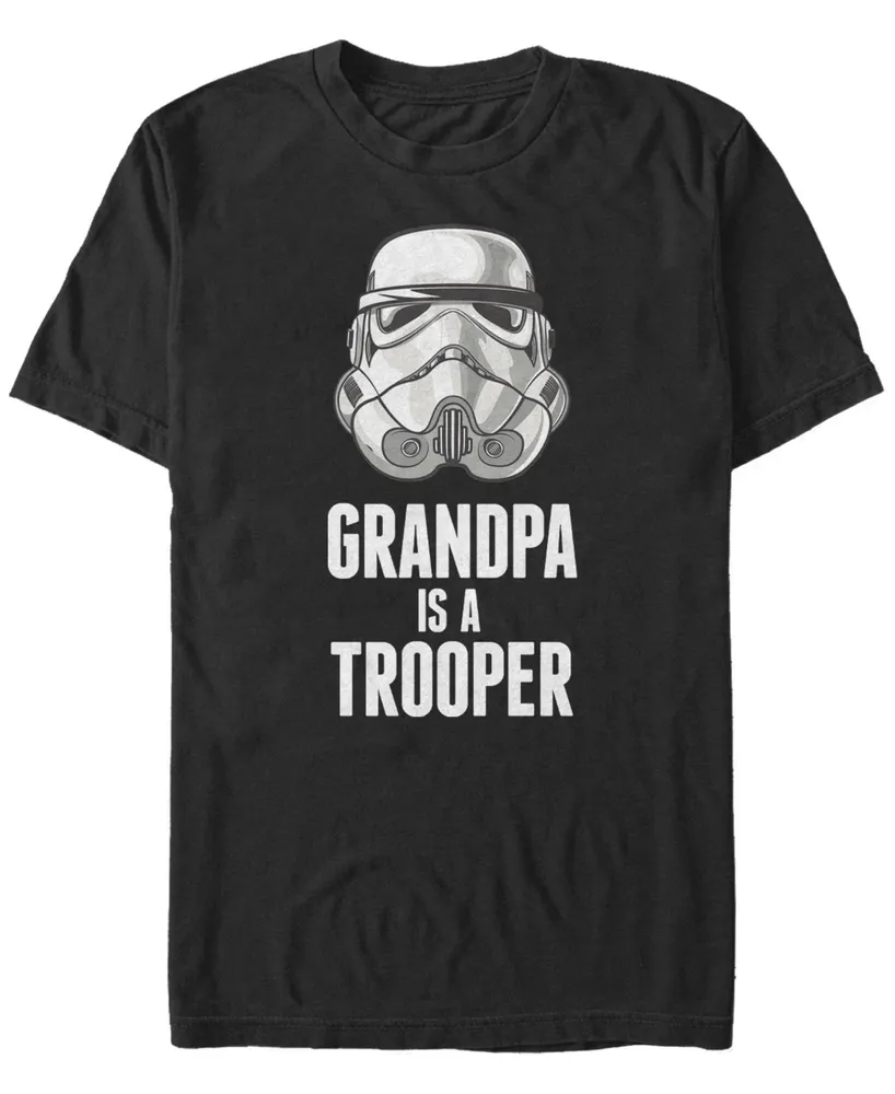 Fifth Sun Men's Grandpa Trooper Short Sleeve Crew T-shirt
