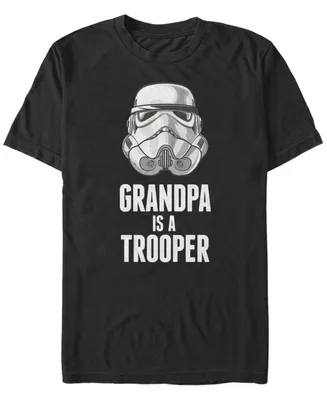 Fifth Sun Men's Grandpa Trooper Short Sleeve Crew T-shirt