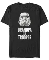 Fifth Sun Men's Grandpa Trooper Short Sleeve Crew T-shirt