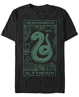 Fifth Sun Men's Slytherin Tarot Short Sleeve Crew T-shirt