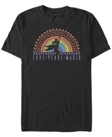 Fifth Sun Men's Rainbow Tink Short Sleeve Crew T-shirt