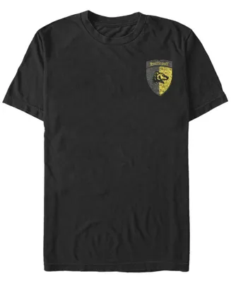 Fifth Sun Men's Hufflepuff Shield Short Sleeve Crew T-shirt