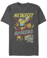 Fifth Sun Men's Metal Fest Bumblebee Short Sleeve Crew T-shirt