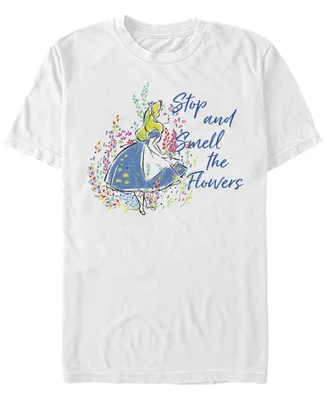 Fifth Sun Men's Smell The Flowers Short Sleeve Crew T-shirt