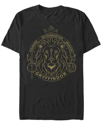 Fifth Sun Men's Gryffindor Symbol Short Sleeve Crew T-shirt