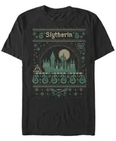 Fifth Sun Men's Slytherin Sweater Short Sleeve Crew T-shirt