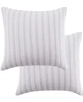 Levtex Sanira Subtle Stripe 2-Pc. Sham Set, European