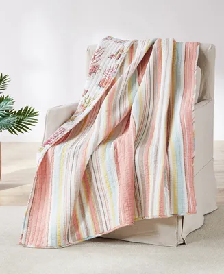 Levtex Brighton Coral Quilted Throw, 50" x 60"