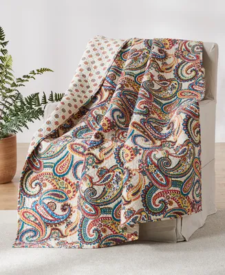 Levtex Alyssa Paisley Reversible Quilted Throw, 50" x 60"