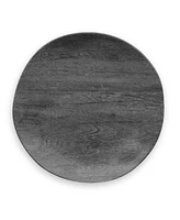 TarHong Faux Real Blackened Wood Dinner, 10.5" Set of 6