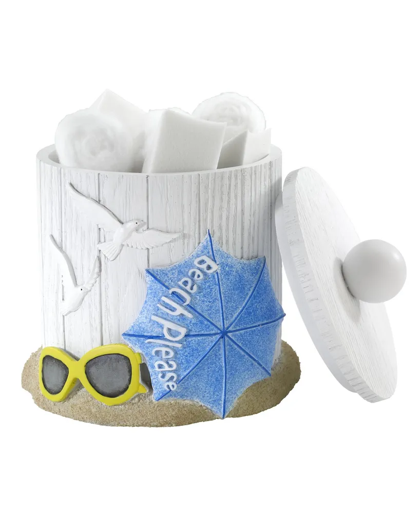 Avanti Beach Mode Flip-Flop Motif Resin Covered Jar