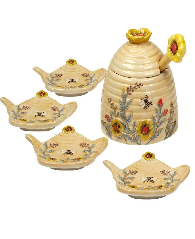 Bee Sweet 3-d Honey Pot with 4 Tea Bags