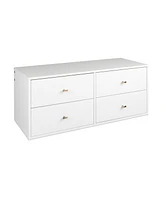 Prepac Floating 4-Drawer Dresser