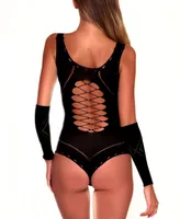 Women's Audrey Cutwork 2 Piece Bodysuit Lingerie