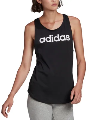 adidas Women's Cotton Essentials Loose Logo Tank Top