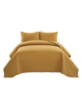 Lush Decor Ava Cotton 3 Piece Quilt Set