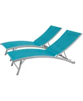 Vivere Clearwater Lounger Set, 2 Piece