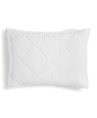 Closeout! Hotel Collection Dobby Diamond Quilted Sham, King, Created for Macy's