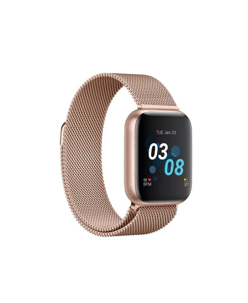 iTouch Air 3 Unisex Heart Rate Rose Gold Mesh Strap Smart Watch 40mm