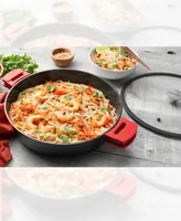 Zavor Noir 6-Qt. Cast Aluminum Saute Pan with Glass Lid