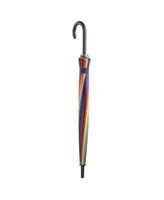 Totes 24 Rib Rainbow Auto-Open Stick Umbrella