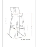 Rayne Metal Bar Stool, Set of 2