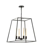 Hutson 4-Light Modern AngLED Led Pendant