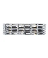 Evelyn Crystal Rectangle -Light Glam Modern Led Vanity Light