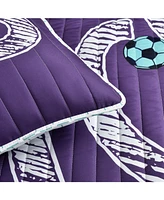 Lush Decor Kids Girls Soccer Kick 5-Pc. Quilt Set, Full/Queen