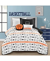 Lush Decor Kids Basketball Game -Pc. Quilt Set