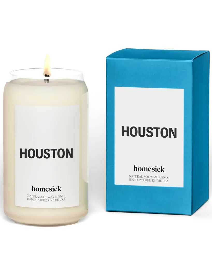 Homesick Candles Houston Candle, Leather & Tobacco Scented, 13.75-oz.