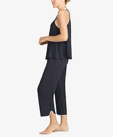 Women's Sleeveless Modal Knit Capri Pajama Set