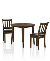 Hedgecrow Round 3-Piece Dining Table Set