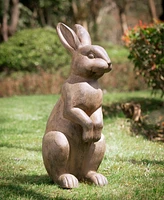 Glitzhome Standing Rabbit Statue