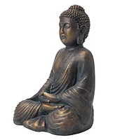 Glitzhome Meditating Buddha Statue