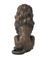 Glitzhome Guardian Standing Lion Statue