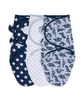The Peanutshell Baby Boys and Girls Swaddles, Pack of 3