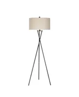 Fangio Lighting Tripod Rust Floor Lamp