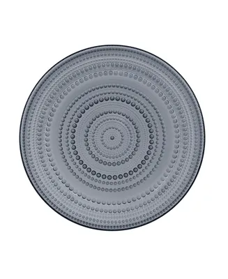 Iittala Kastehelmi Large Plate 12.25" Dark Grey