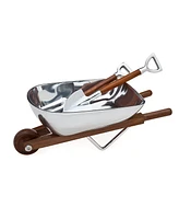 Godinger Wheel Barrow Salad Set with Servers