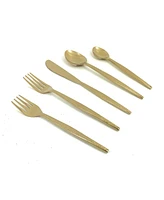 Vibhsa Flatware Gold 5 Piece Place Setting